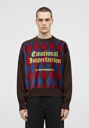 Han Kjøbenhavn, CHECKED SWEATER - Пуловер - brown
