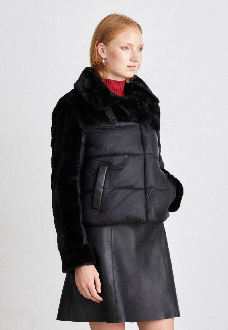 DKNY MIX MEDIA AVIATOR JACKET Winter jacket black Zalando.ie