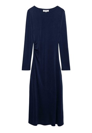 DRAPED - MIDI  - Jerseykjole - dark blue