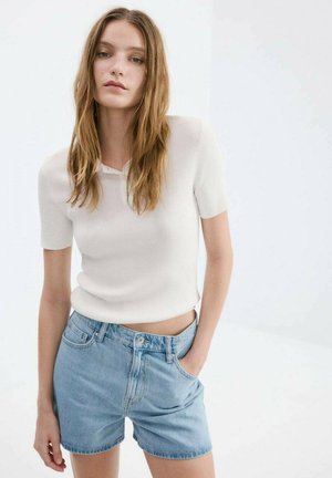 Kratke hlače iz džinsa - light blue