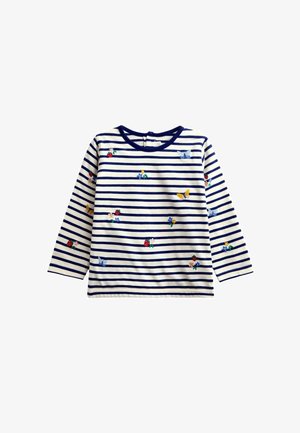 JoJo Maman Bébé, EMBROIDERED TOP - Top s dlhým rukávom - navy blue floral