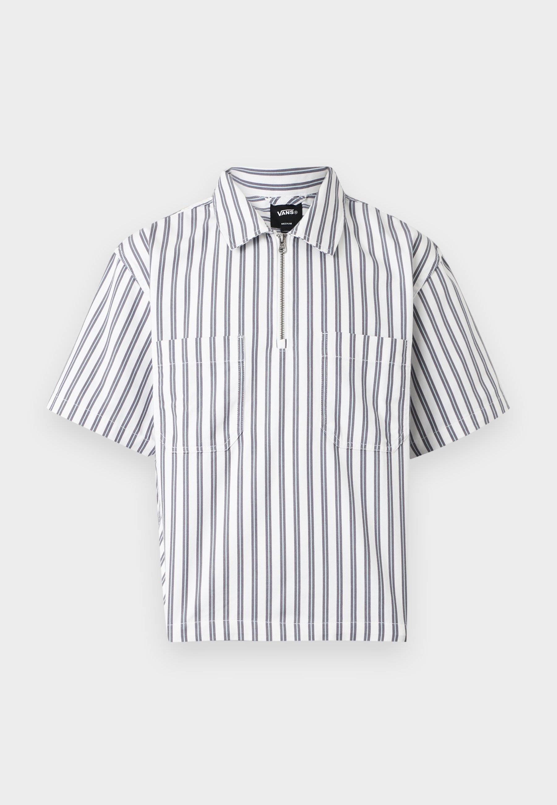 Vans CROPPED - Košile - white/steel shadow