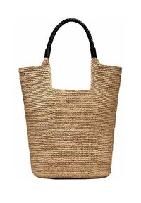 Massimo Dutti Shoppingväska - beige