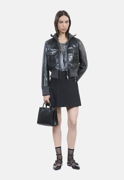 The Kooples Leren jas - black