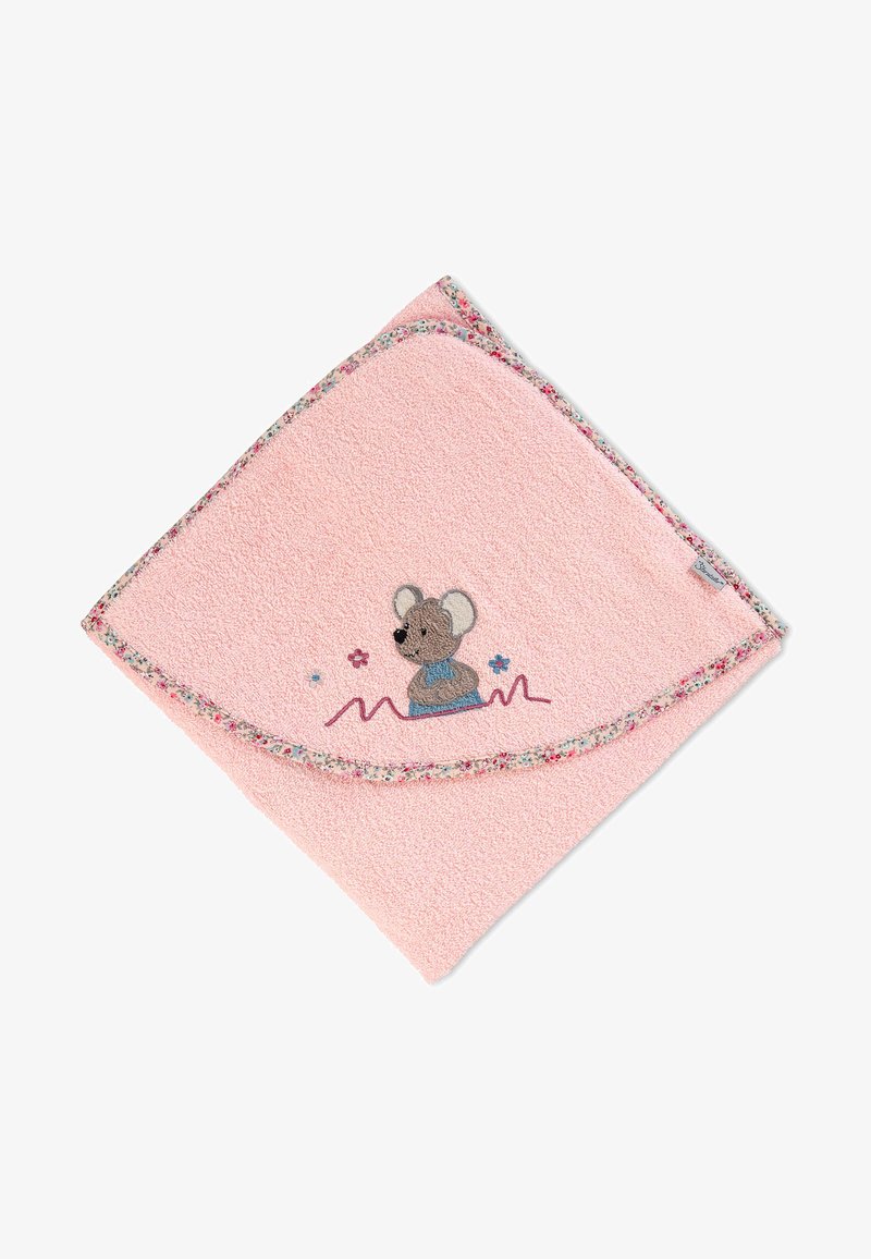 Sterntaler HOODED BATH TOWEL 80 X 80 CM MABEL - Badetuch - light pink