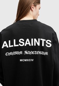 AllSaints SANCTUM CREW - Felpa - black