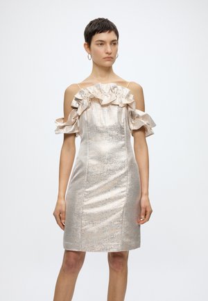 Bruuns Bazaar WALLICHIABBMARTHA DRESS - Cocktail φόρεμα / Φόρεμα για πάρτι - gold/silver