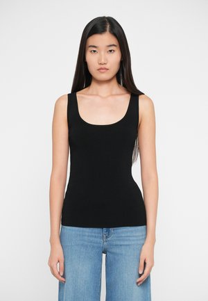 COMPACT TANK - Top - black