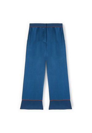 Motivi, PANTALONI CROPPED CON PROFILI A CONTRASTO - Stoffhose - blue
