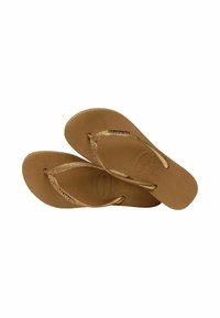Havaianas HAVAIANAS FLIP FLOP SLIM FLATFORM SPARKLE - Infradito da bagno - bronze