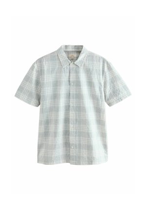 Next, REGULAR FIT - SHORT SLEEVE - Overhemd - light grey check