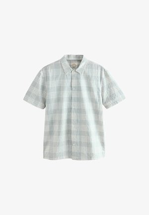 Next, REGULAR FIT - SHORT SLEEVE - Overhemd - light grey check
