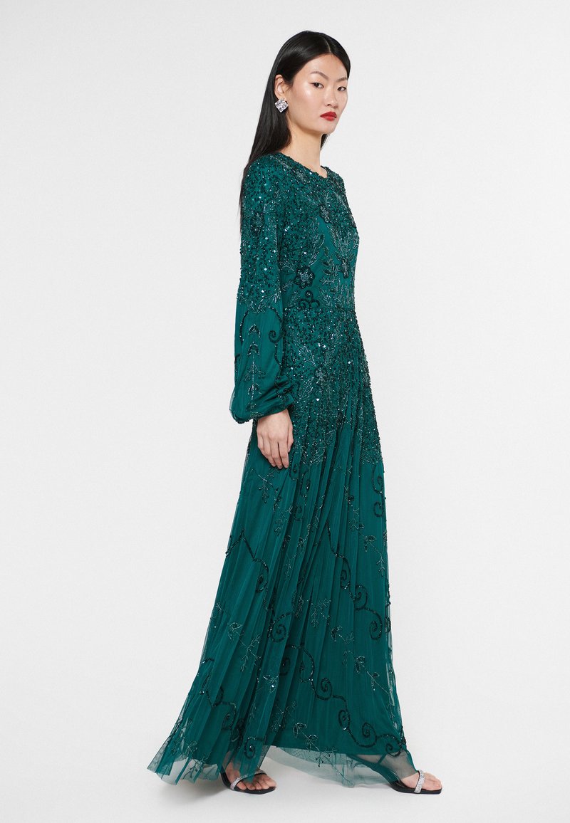 Maryisa MODEST EMBELLISHED SEQUINS - Occasion wear - emerald green/dark  green - Zalando