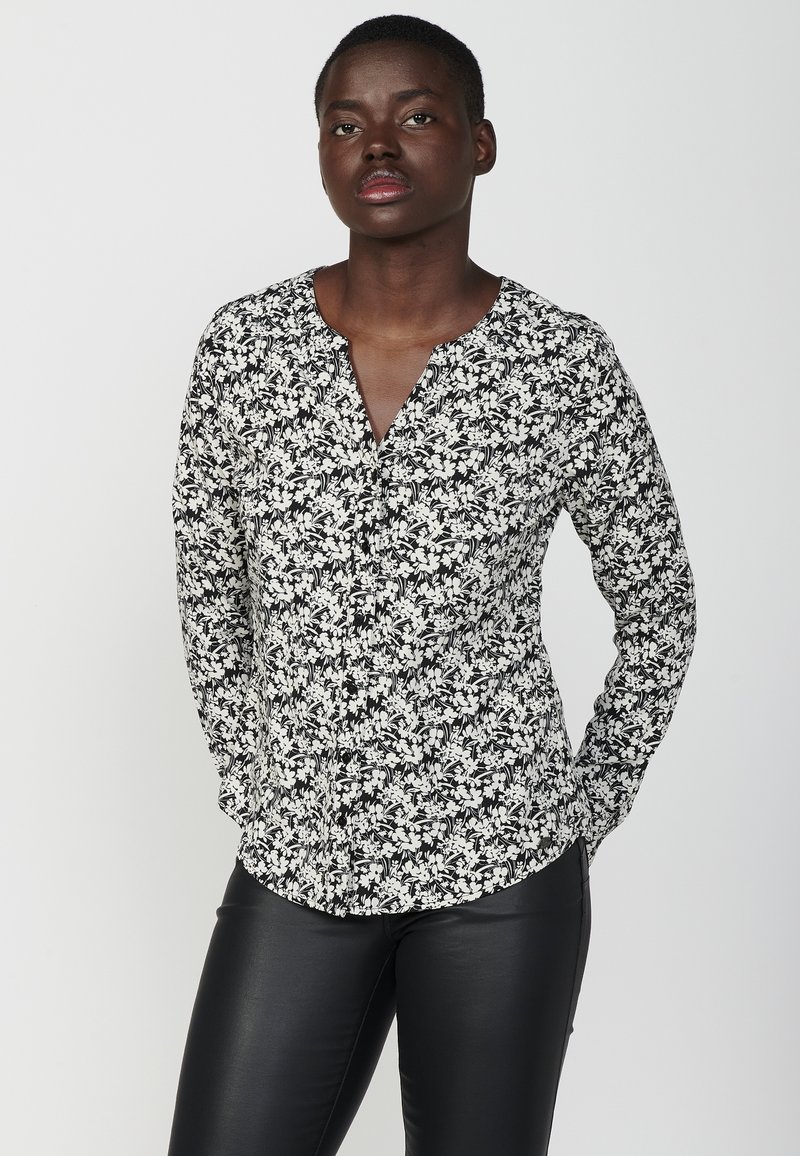 Koroshi Bluza z gumbi - black