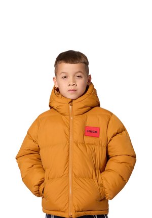 HUGO Kids, PUFFER JACKET - Veste d'hiver - sudan brown