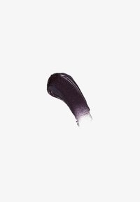 Dunkelviolette Schimmer-Make-up-Probe mit einer cremigen Textur, die eine gleichmäßige Anwendung und einen leicht metallischen Glanz zeigt.