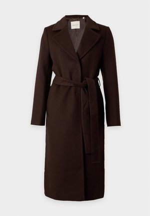 GANT, BELTED - Класическо палто - deep brown