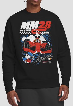 MICKEY MOUSE RACING CHEQUERED - Sweatshirt - black