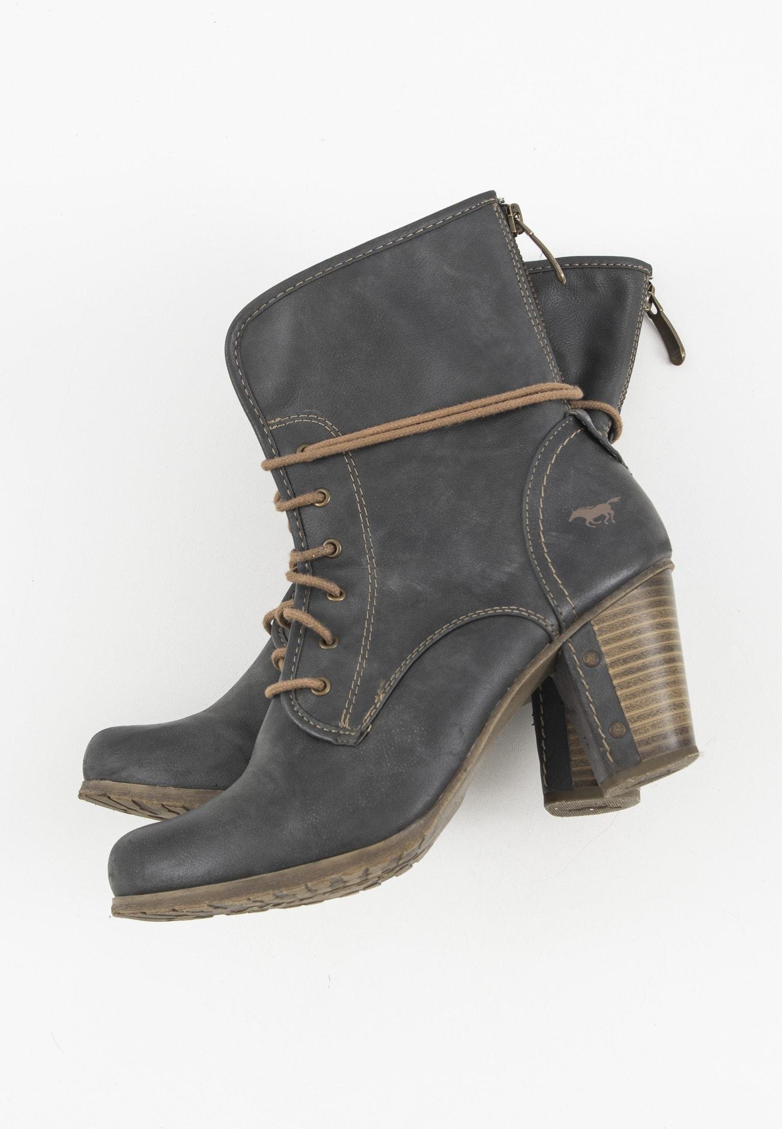 Mustang Botines con cordones - blau/azul - Zalando.es