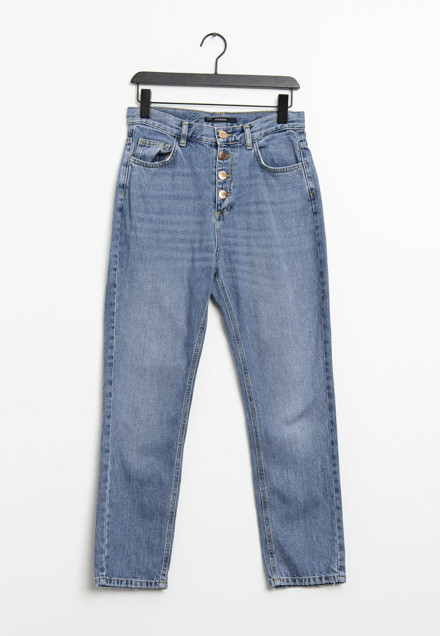 Uterqüe Vaqueros pitillo blue/azul - mano) - Zalando.es