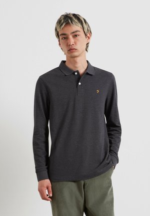 Farah, FARAH POLO SHIRT - Poloshirt - washed black marl