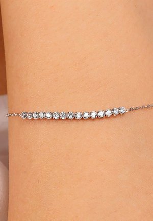 FAVS ZIRKONIA - Bracciale - weißgoldfarben