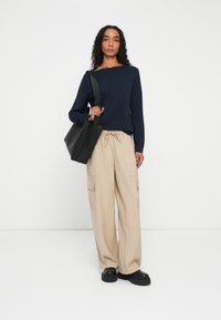 TOM TAILOR BASIC BOATNECK - Pullover - sky captain blue
