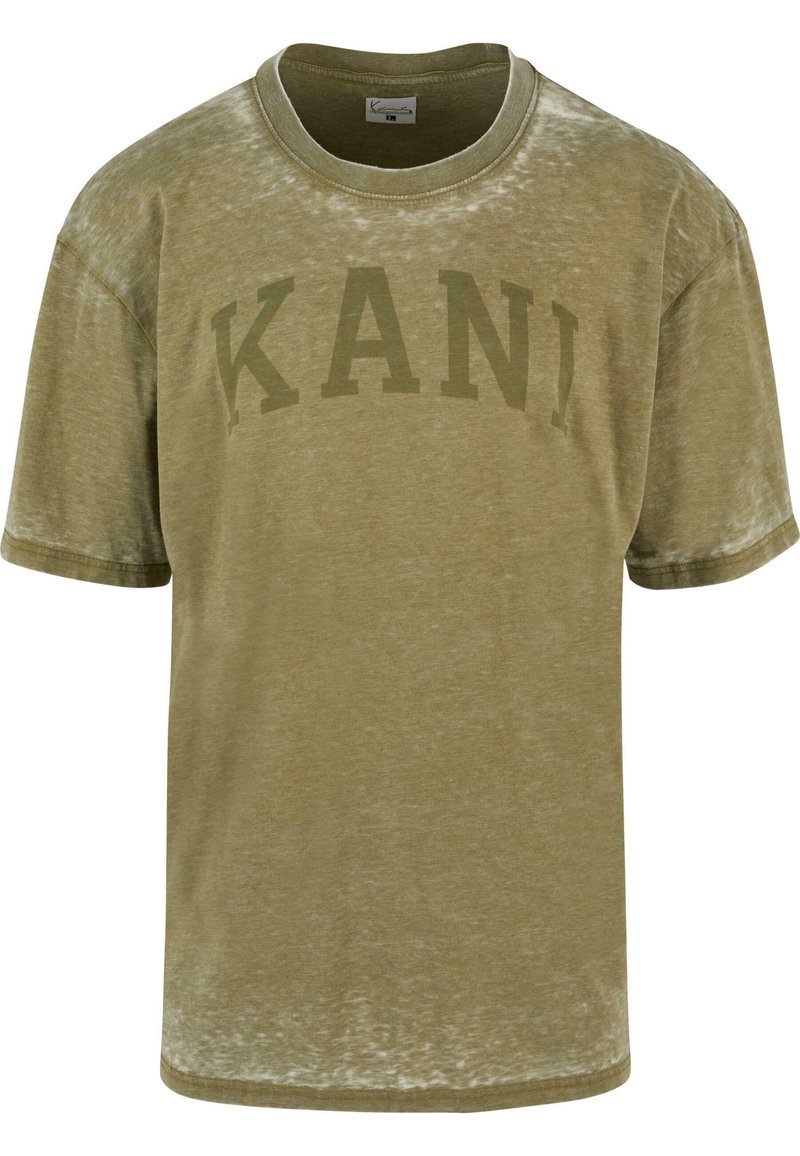 Karl Kani T-shirt print olijfgroen