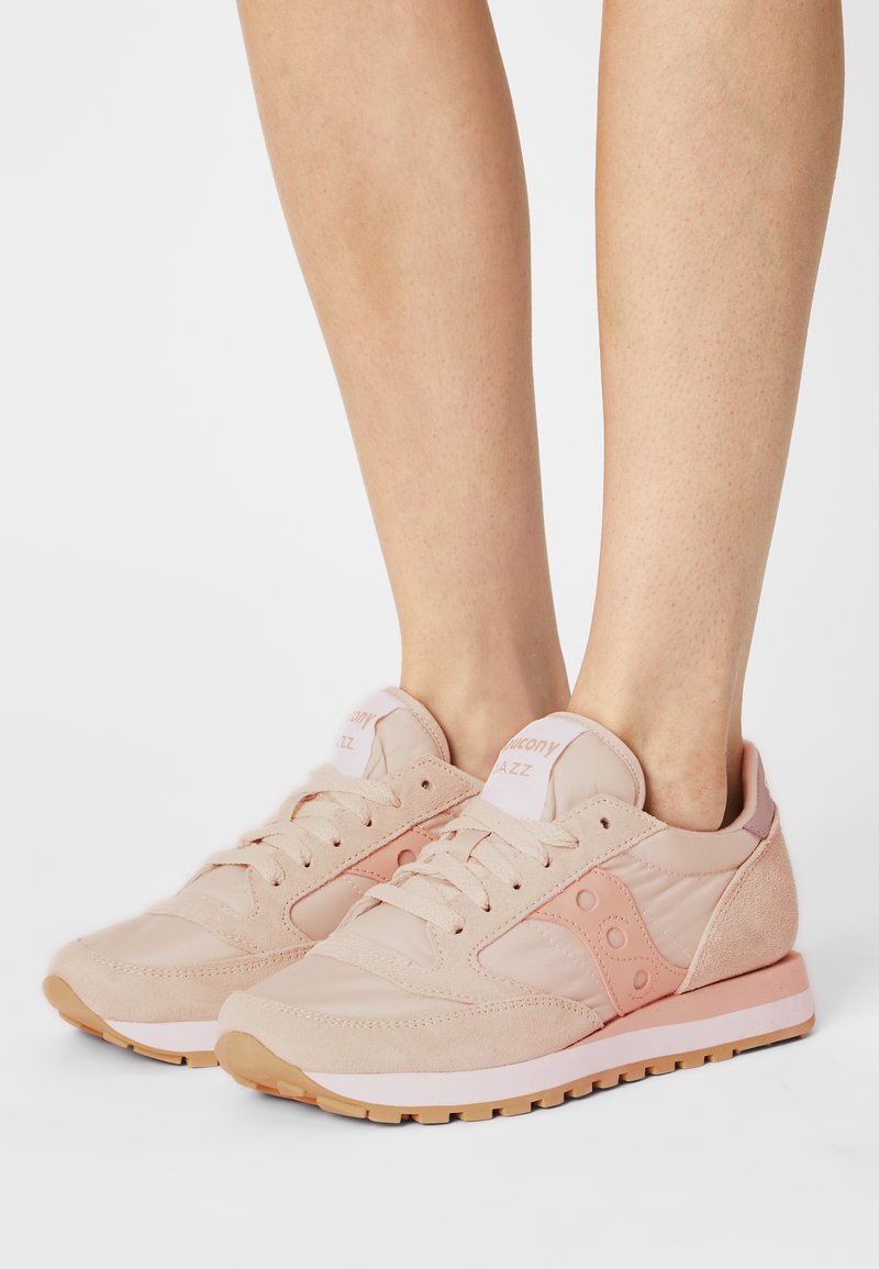 Saucony JAZZ ORIGINAL - Sapatilhas - tan/pink