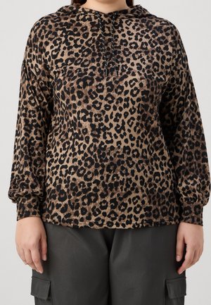 Sweat à capuche - taupe