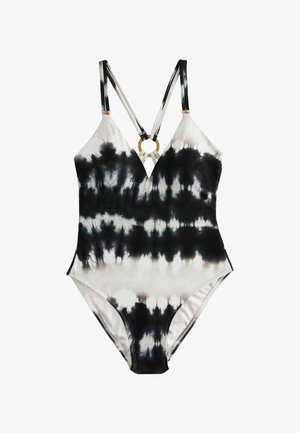 Next STRAPPY RING BACK TUMMY CONTROL - Maillot de bain - monochrome tie dye