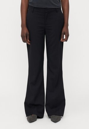 RELAXED TROUSERS - Trousers - black