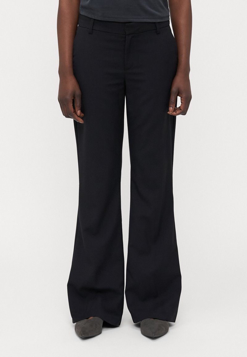 Gina Tricot Tall RELAXED TROUSERS - Pantaloni - black