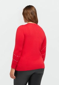 Fiorella Rubino CON BORCHIE - Maglione - rosso