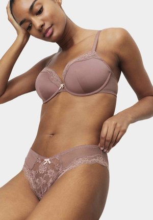 Marks & Spencer, 3PK LACE MIAMI KNICKERS - Brazilian-trusser - praline