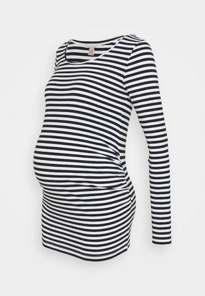 Topper langermet - black/white
