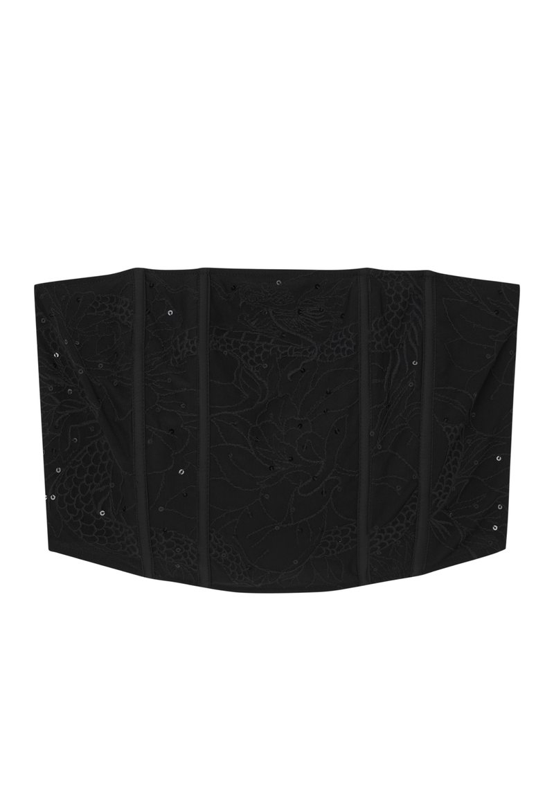 PULL&BEAR Top zwart PULL&BEAR Top zwart