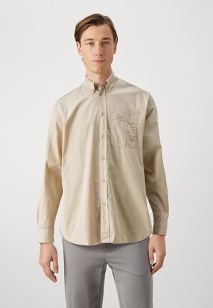 RELAXED FIT GARMENT DYED  - Shirt - sand