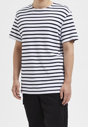 Selected Homme Camiseta estampada - white