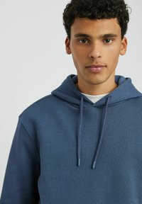 BZB UNI LOURD - Sweat à capuche - bleu marine