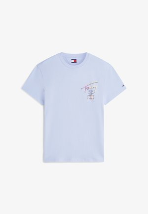 Tommy Jeans, - T-shirt z nadrukiem
