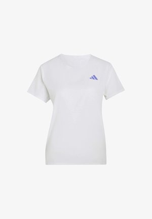 adidas Performance, ADIZERO TEE - T-shirt de sport - white solar purple