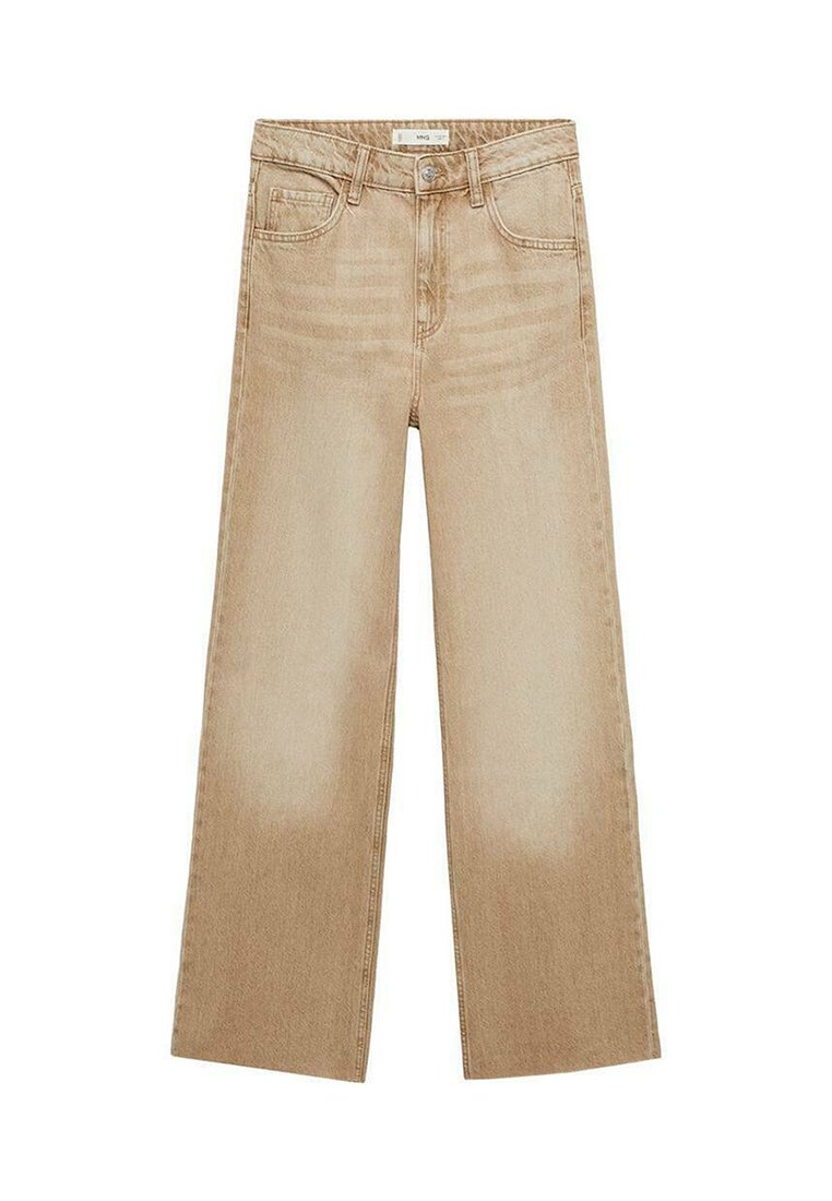 Mango Flared Jeans zandkleur