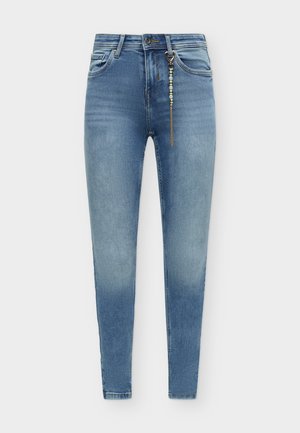 ONLY, ONLWAUW MID WAIST CHARM - Jeans Skinny - light blue denim