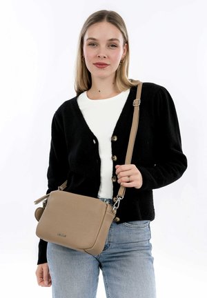ENIE - Cross body bag - taupe