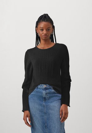 Strickpullover - black