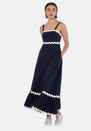 Apricot Maxikleid - navy