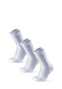 Danish Endurance LONG DISTANCE CREW 3 PACK - Urheilusukat - white