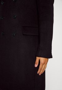 Isaac Dewhirst LONG PEA COAT - Casaco clássico - new darkk brown