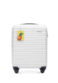 WITTCHEN SMALL SUITCASE WITH LUGGAGE TAG FROM ABS - Trolley - white